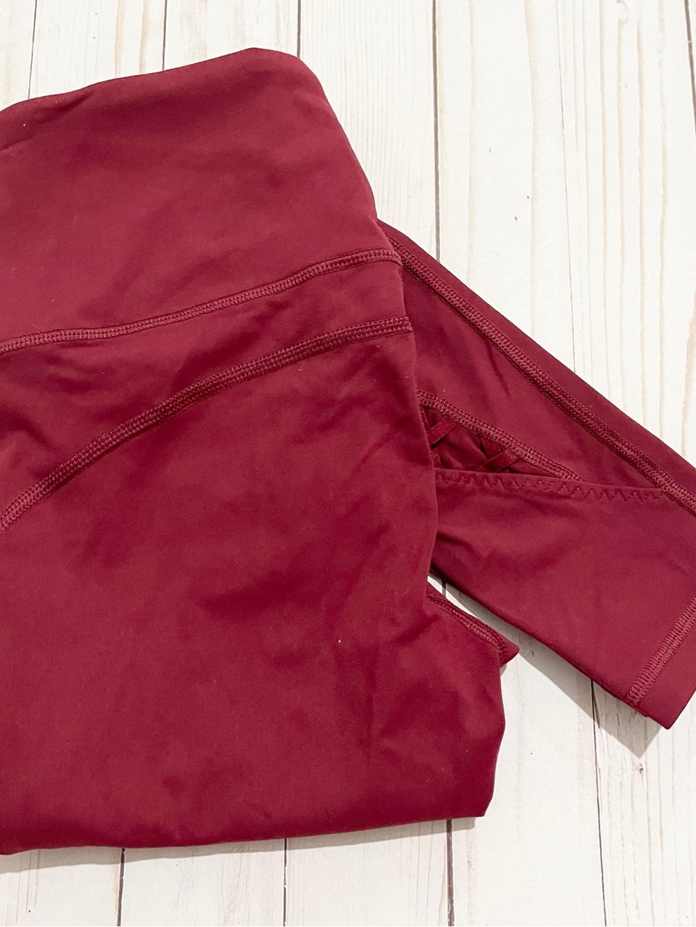 VICTORIA’ S SECRET Burgundy Athletic Leggings Size XS